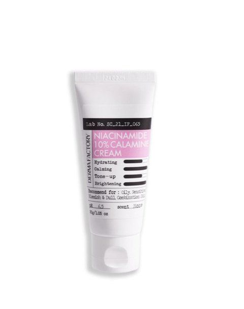 Заспокійливий крем для чутливої шкіри DERMA FACTORY  Niacinamide 10% calamine cream 30g 70 фото