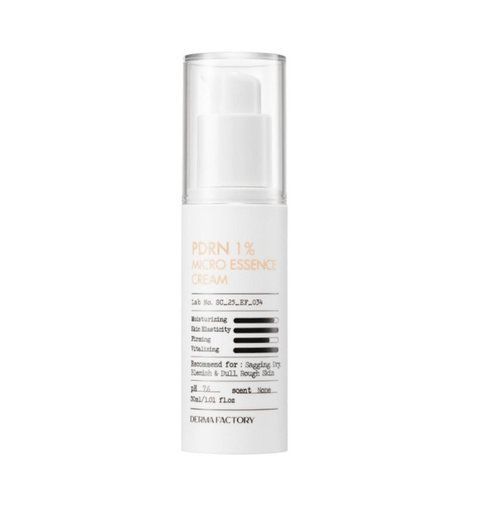 Мікроемульсія для пружності і сяйва DERMA FACTORY PDRN 1% micro essence cream,30ml 72 фото