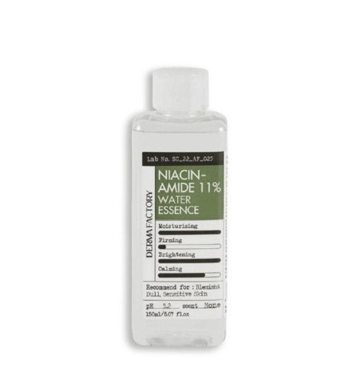 Освітлюючий тонер-есенція з ніацинамідом 11% DERMA FACTORY Niacinamide 11% water essence 150 ml 74 фото