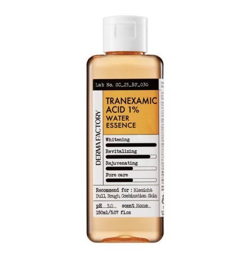 Водна есенція для обличчя Derma Factory Tranexamic acid 1% water essence 75 фото