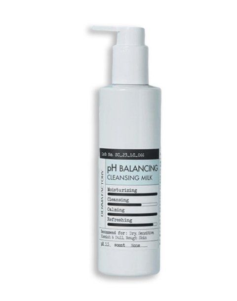 Очищуюче молочко для обличчя DERMA FACTORY Ph balancing cleansing milk 240 ml 77 фото