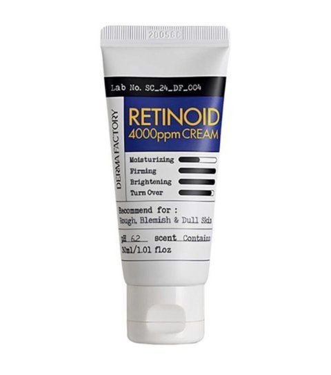 Нічний омолоджувальний крем для обличчя Derma Factory Retinoid  Retinoid 4000 ppm cream 30 ml 82 фото