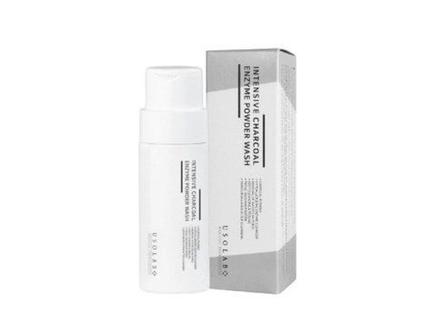 Очищуюча пудра з деревним вугіллям USOLAB Intensive charcoal enzyme powder wash 50 g 97 фото